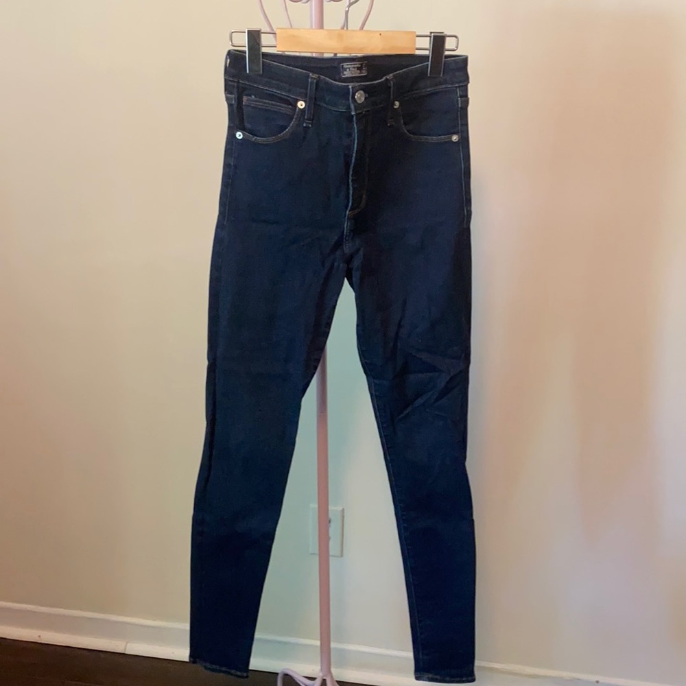Abercrombie and Fitch Indigo Skinny Jeans size 27 regular